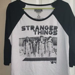 Stranger Things Baseball Tee